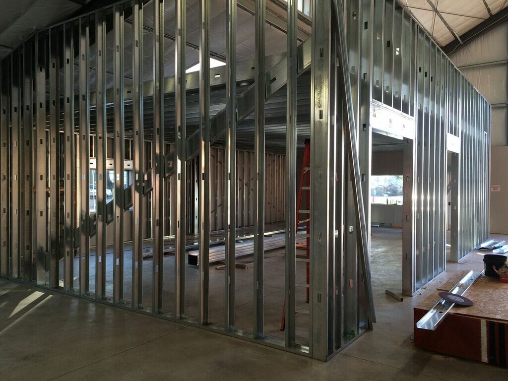 Project exhibit aluminum framing