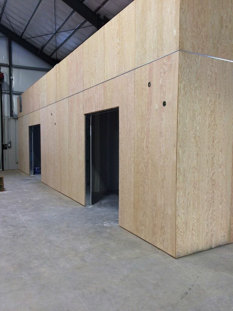 Project exhibit stable plywood